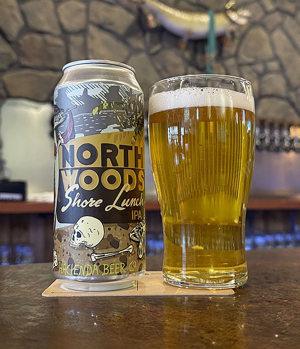 Hacienda Beer Company's Shore Lunch IPA.