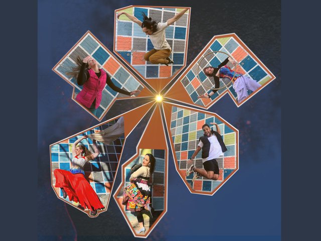 A collage of the choreographers for the 2025 Isthmus Dance Collective DELVE incubator..